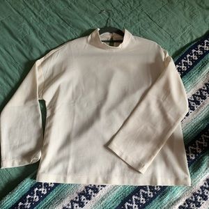 Madewell Modern Mock neck Blouse